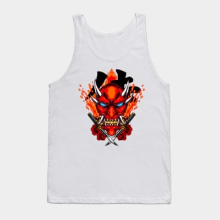 Oni Mask Illustration 01 Tank Top